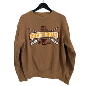 Minnesota Gophers Row the Boat Crewneck Sweatshirt Size Small